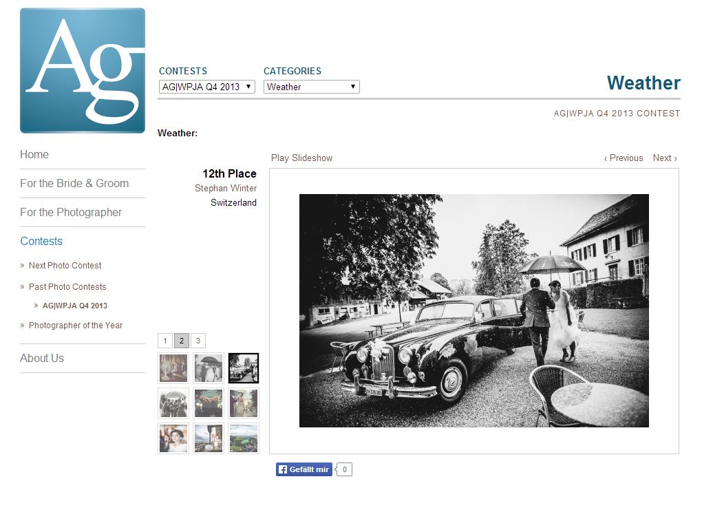 WPJA Q4 2013 Contest 12th place category weather